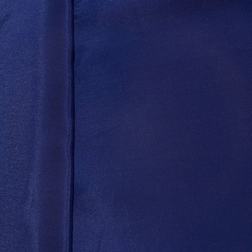 Navy Blue Solid Crepe Fabric TU-141 - Design For Destiny