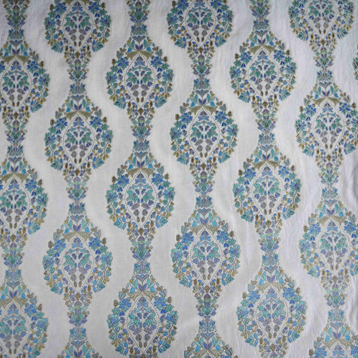 Meenakari Dola Jacquard Fabric AR-1001 - Design For Destiny