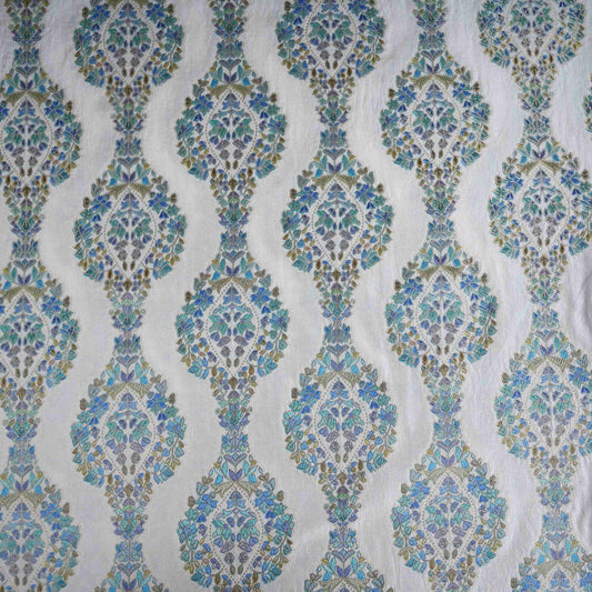Meenakari Dola Jacquard Fabric AR-1001 - Design For Destiny