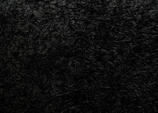 Black Textured Crushed Velvet Fabric PG-156 - Design For Destiny