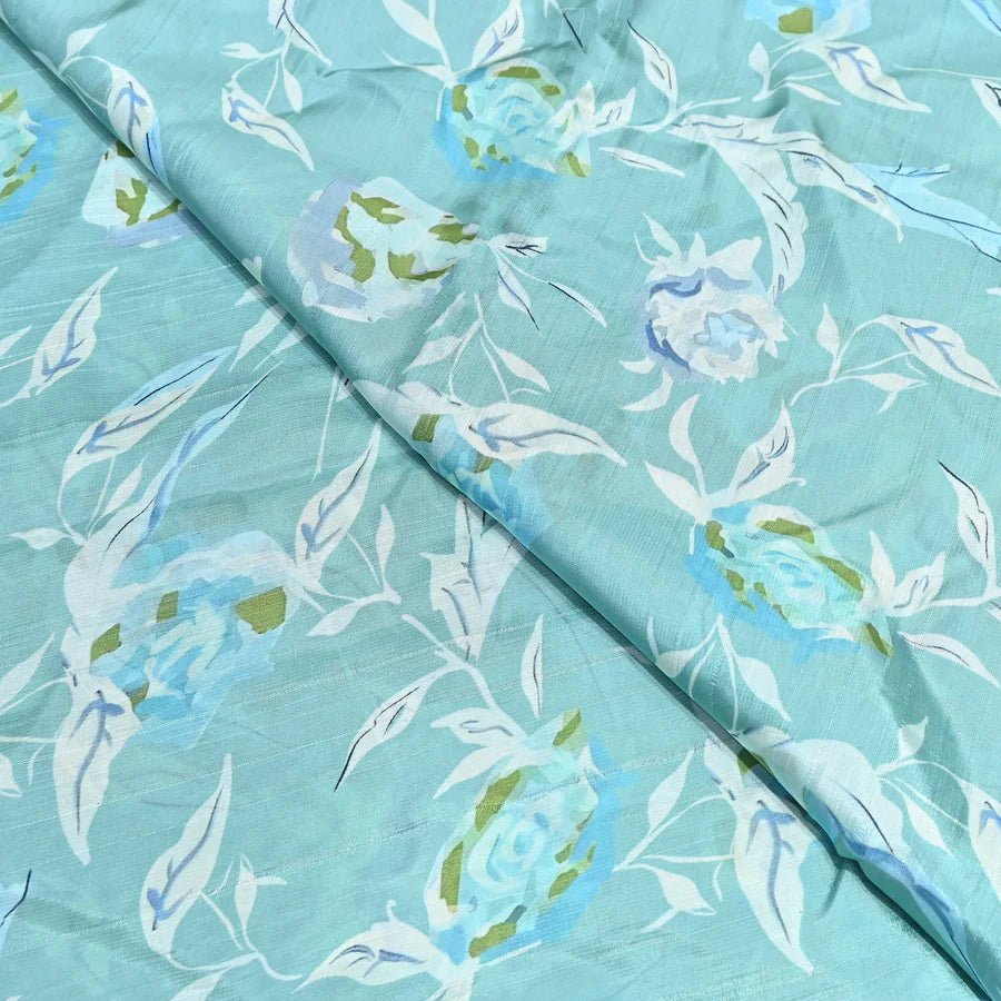 Dupion Silk Digital Print Fabric RS-186 - Design For Destiny