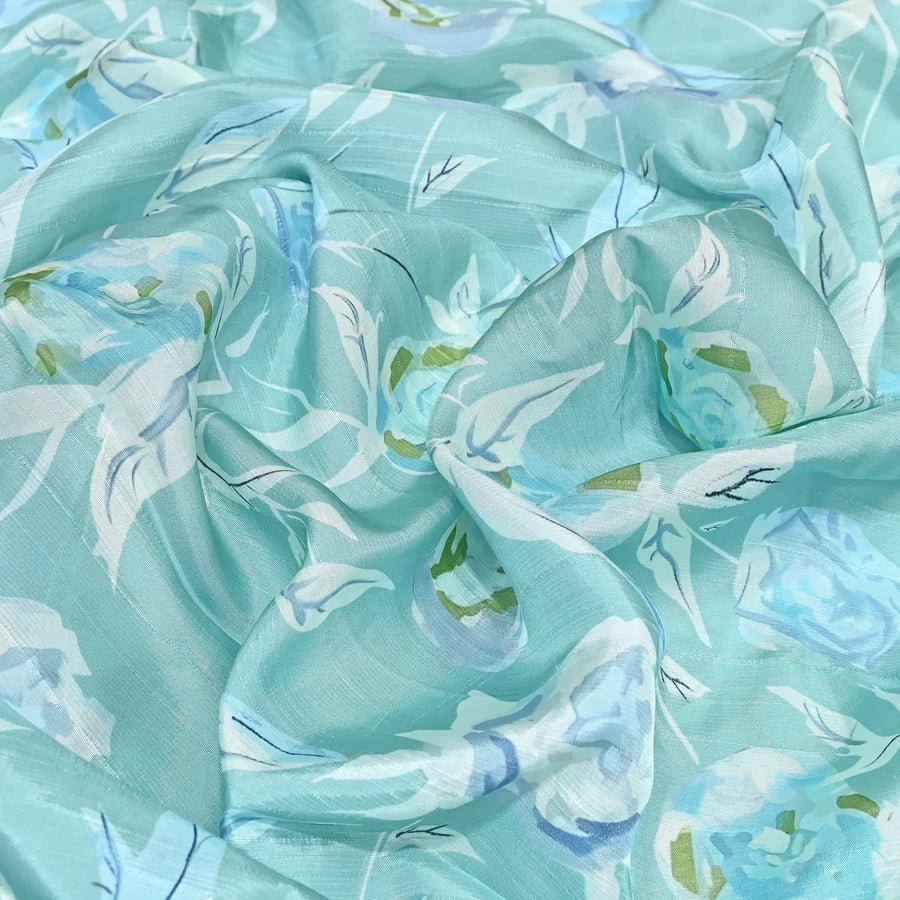 Dupion Silk Digital Print Fabric RS-186 - Design For Destiny
