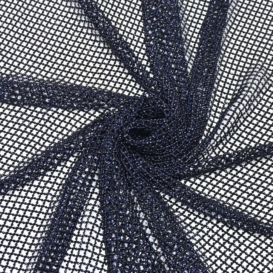 IMPORTED NET EMBROIDERY FABRIC WITH SHIMMER BEADS RS-168 - Design For Destiny