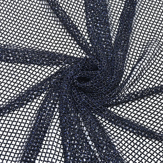 IMPORTED NET EMBROIDERY FABRIC WITH SHIMMER BEADS RS-168 - Design For Destiny