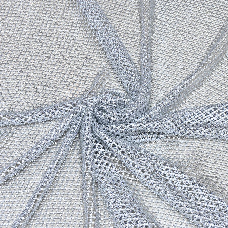 IMPORTED NET EMBROIDERY FABRIC WITH SHIMMER BEADS RS-167 - Design For Destiny