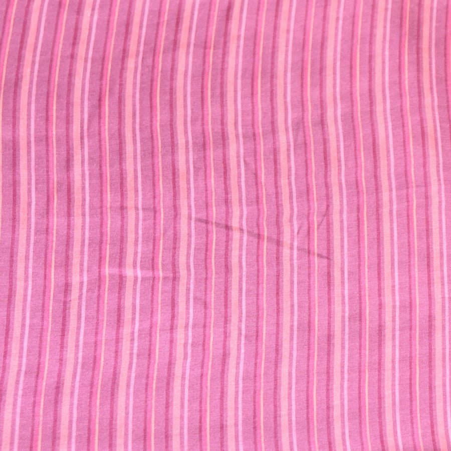 Stripes printed Bemberg satin fabric - Design For Destiny