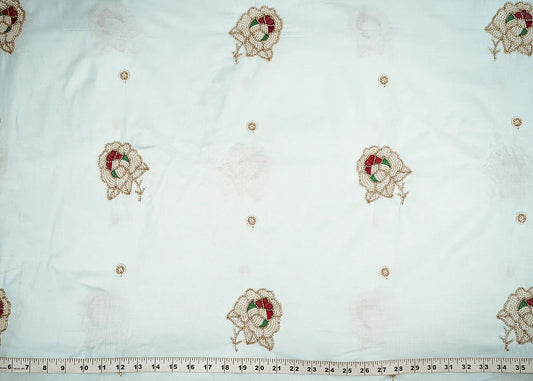 Sky blue cotton with Cut Dana Buti Work - Design For Destiny