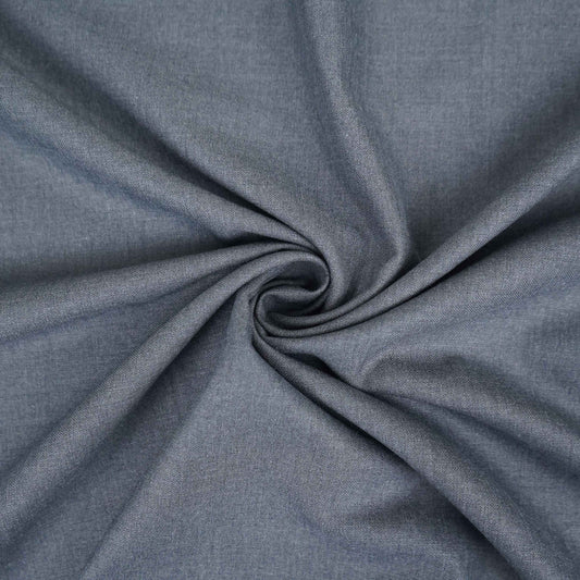 Dark Grey Check Weave Suiting Fabric - Design For Destiny