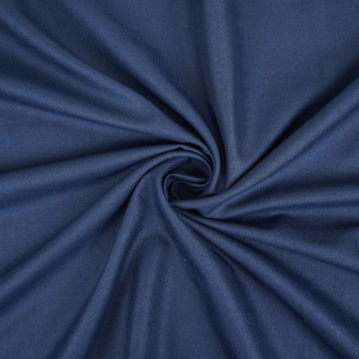 Navy Blue Check Weave Suiting Fabric - Design For Destiny