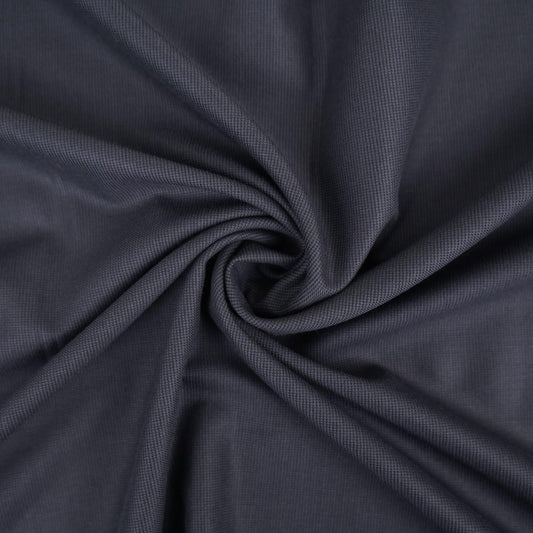 Charcoal Grey Solid Suiting Fabric - Design For Destiny