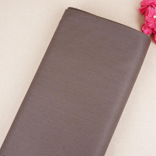 Chocolate Solid Suiting Fabric - Design For Destiny