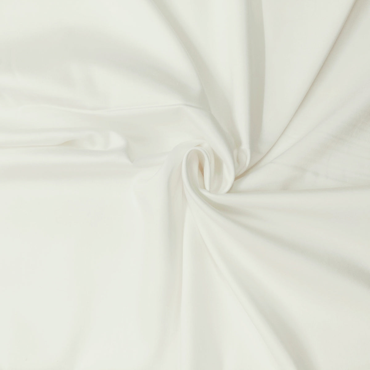 White Solid Glaze Cotton Fabric UT-5 - Design For Destiny