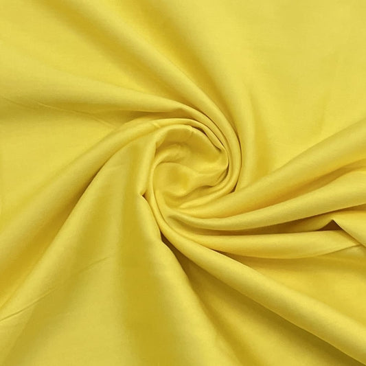 Yellow Solid Glaze Cotton Fabric UT-7 - Design For Destiny
