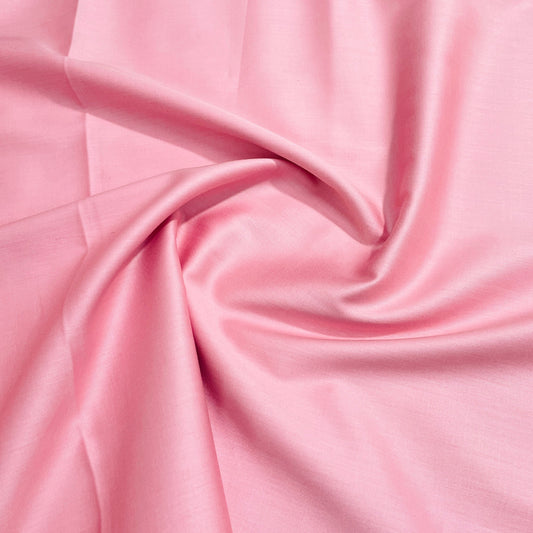 Pink Solid Glaze Cotton Fabric UT-11 - Design For Destiny