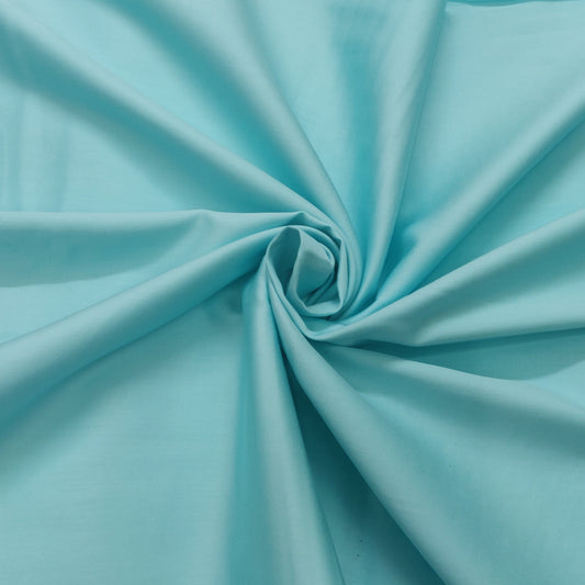 Skyblue Solid Glaze Cotton Fabric UT-15 - Design For Destiny