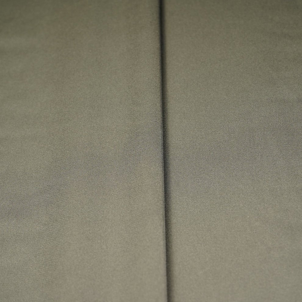 Olive Green Solid Modal Satin Fabric TU-130 - Design For Destiny