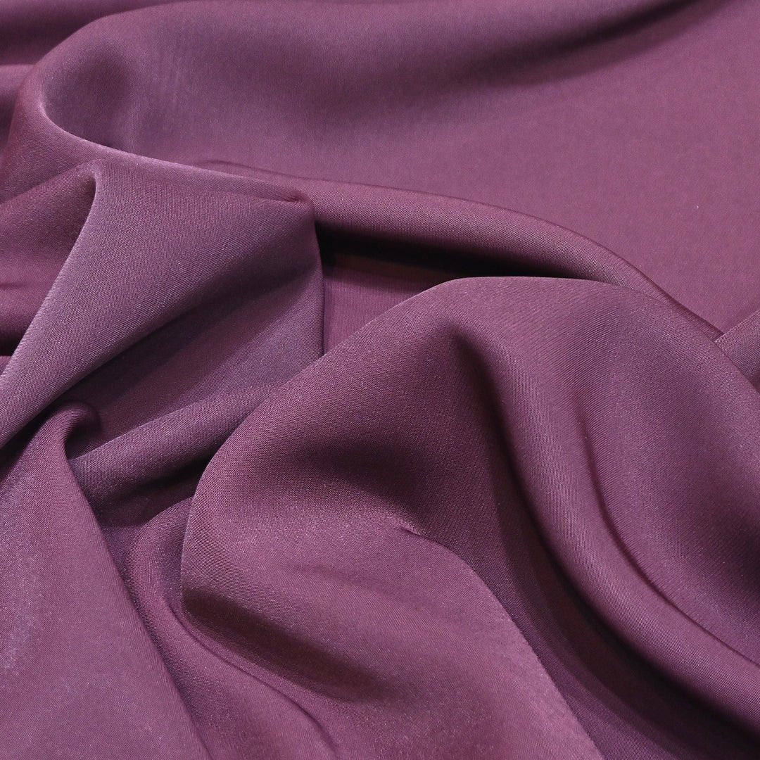 Mauve Purple Color Imported Japanese Suiting Fabric RS-183 - Design For Destiny