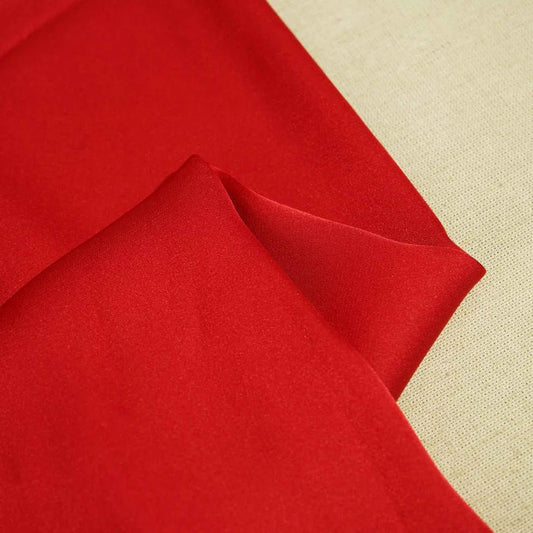 Red Solid Zara Satin TU-132 - Design For Destiny