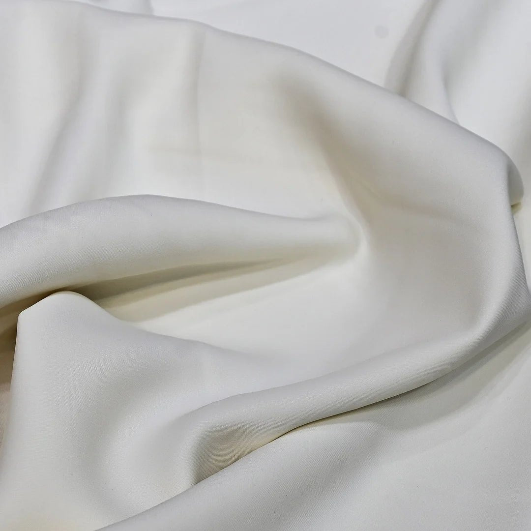 White Color Imported Japanese Suiting Fabric RS-170 - Design For Destiny