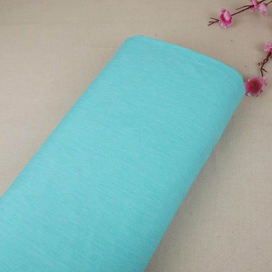 Sky Blue Solid Thin Denim Fabric - Design For Destiny