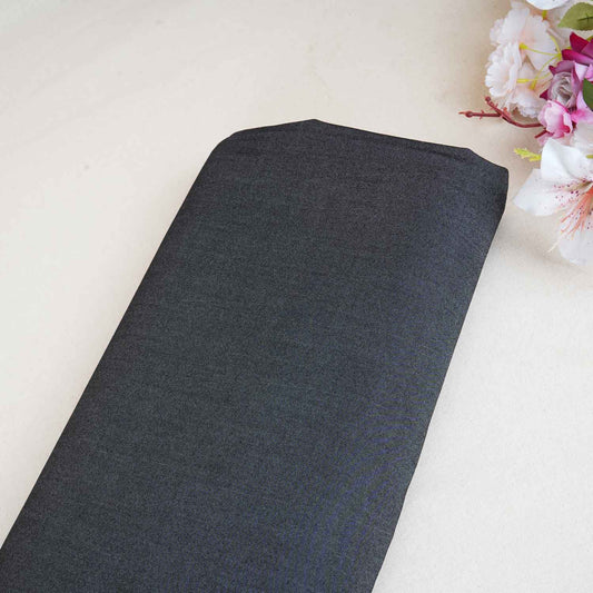 Black Solid Thin Denim Fabric - Design For Destiny