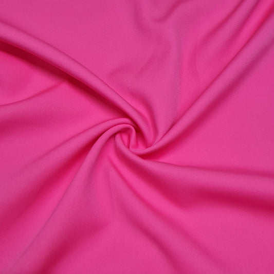 Exclusive Pink Solid Banana Crepe Fabric - Design For Destiny