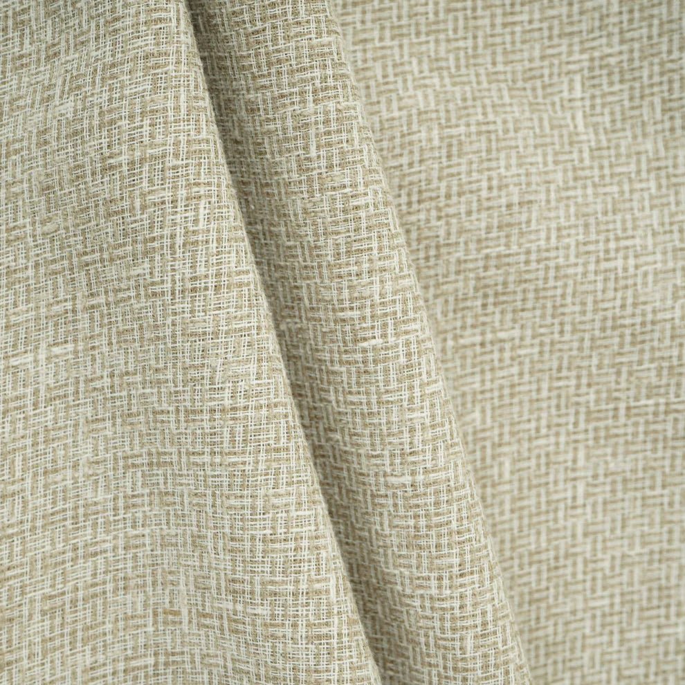 Beige Solid Linen Jute Fabric TU-173 - Design For Destiny