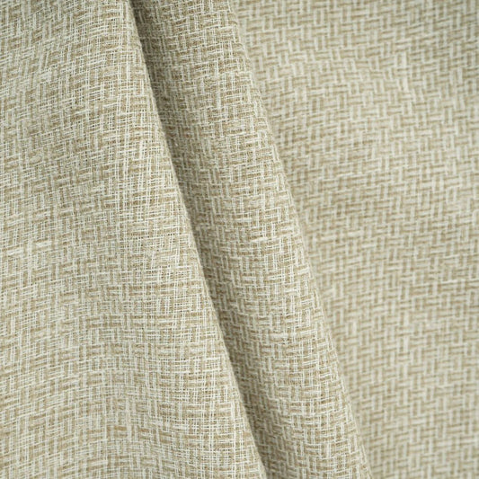 Beige Solid Linen Jute Fabric TU-173 - Design For Destiny