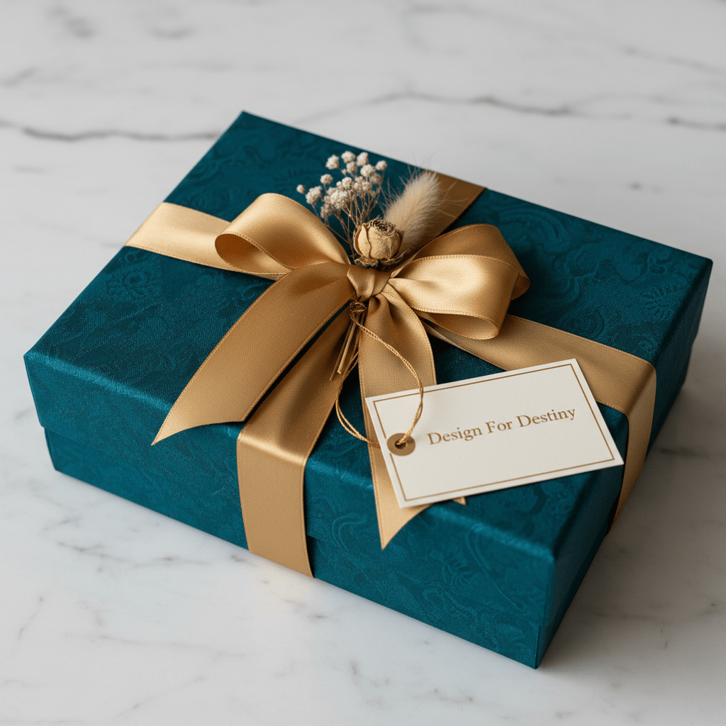 Premium Gift Wrapping for Indian Fabric & Textile Orders - Design For Destiny
