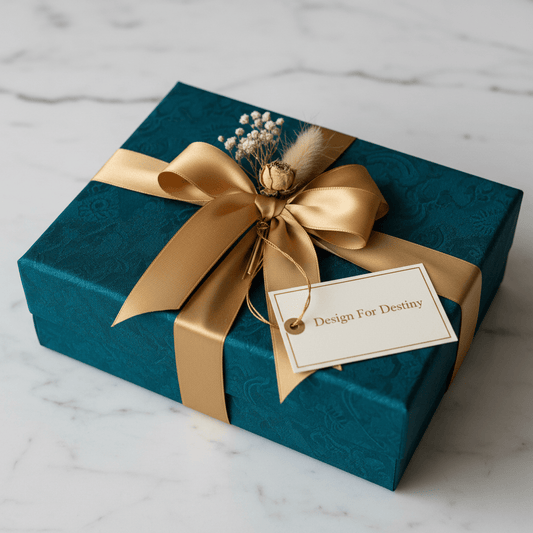 Premium Gift Wrapping for Indian Fabric & Textile Orders - Design For Destiny