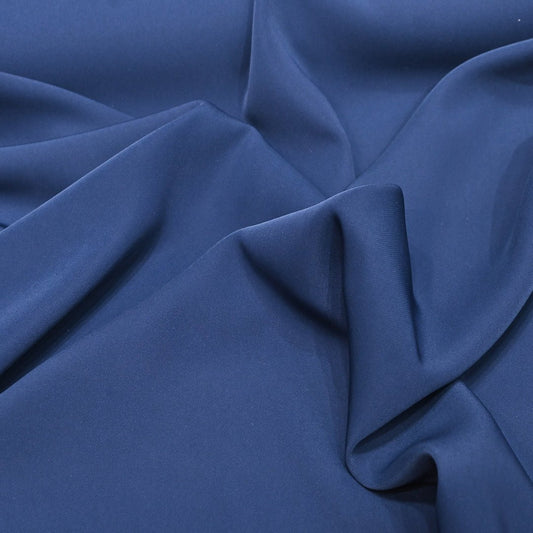 Navy Blue Color Imported Japanese Suiting Fabric RS-169 - Design For Destiny