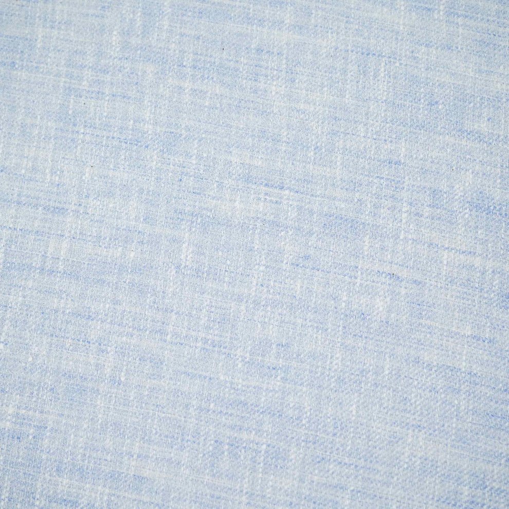 Sky Blue Solid Linen Fabric Tu-31181 - Design For Destiny